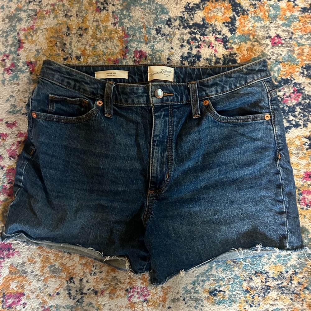 Universal Thread Blue Denim Midi Skirt